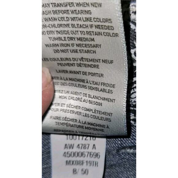 Ariat Real Jeans Women Sz 27R Mid Rise Straight Leg Blue Denim Length 31 - Picture 12 of 13